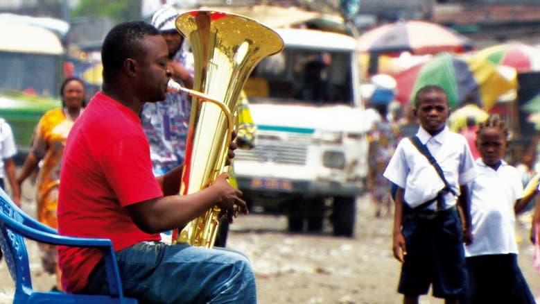 Backdrop from Kinshasa Symphony