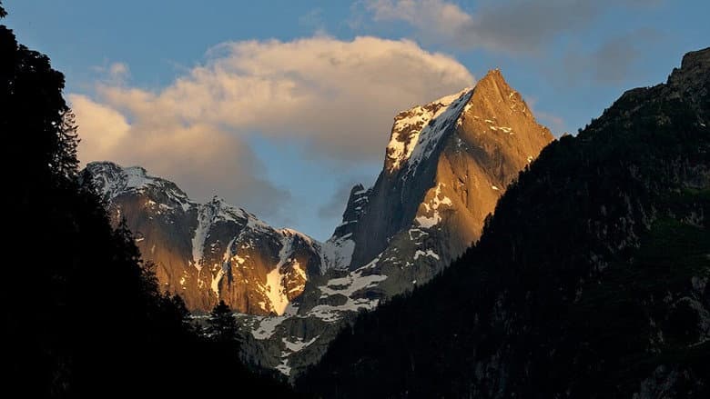 Backdrop from The Six Great North Faces of the Alps