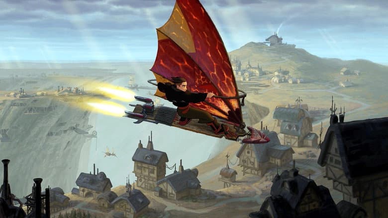 Backdrop from Treasure Planet