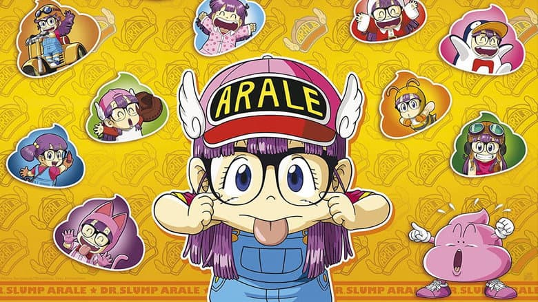 Backdrop from Dr. Slump and Arale-chan: N-cha! Clear Skies Over Penguin Village