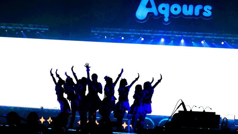 Backdrop from Love Live! Sunshine!! Aqours 6th LoveLive! ~KU-RU-KU-RU Rock 'n' Roll TOUR~ <WINDY STAGE>