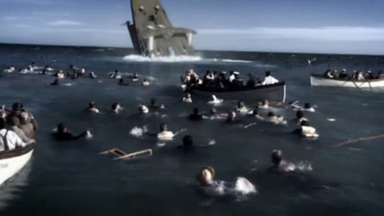 Backdrop from Sinking of the Lusitania: Terror at Sea