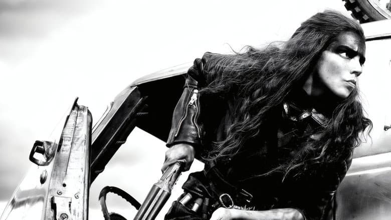 Backdrop from Furiosa: A Mad Max Saga - Black & Chrome Edition