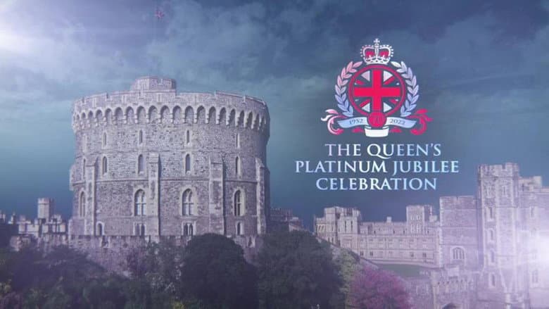 Backdrop from The Queen's Platinum Jubilee Celebration