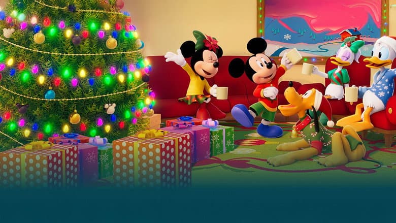 Backdrop from Mickey and the Very Many Christmases