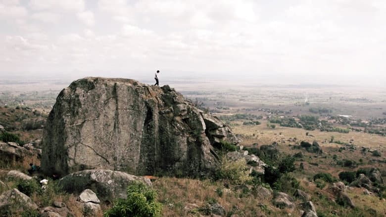 Backdrop from The Warm Heart of Africa, Bouldering in Malawi