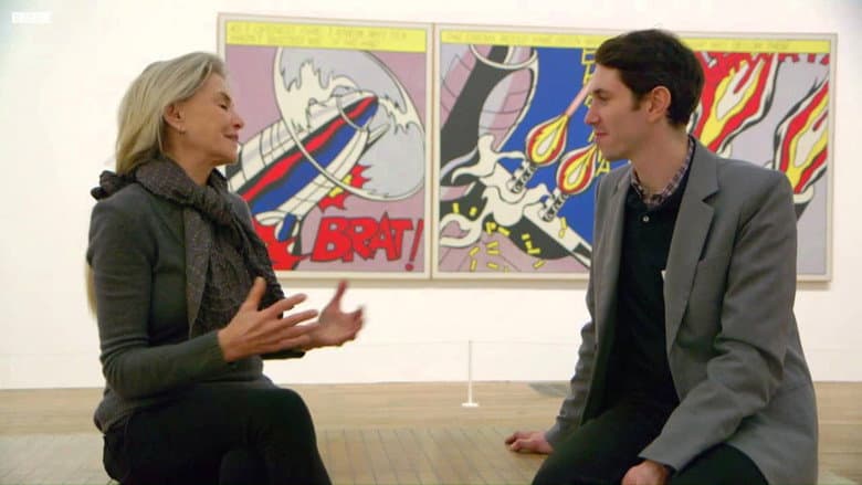 Backdrop from Whaam! Roy Lichtenstein at Tate Modern