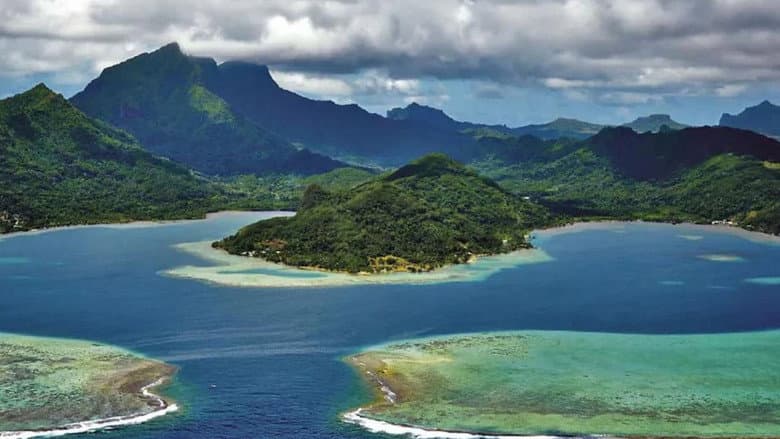 Backdrop from La Polynésie, d'îles en îles