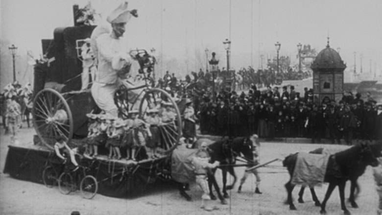Backdrop from Paris, cortège du bœuf gras (char du prince du carnaval)