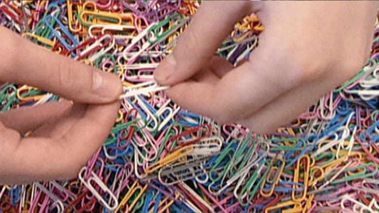 Backdrop from Paper Clips