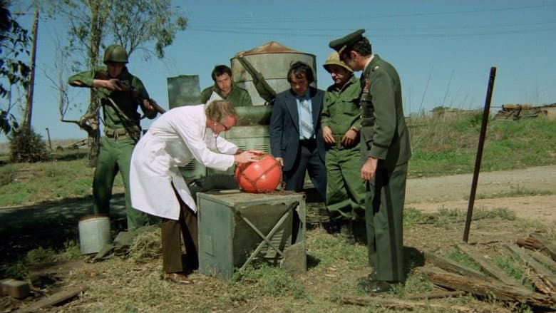 Backdrop from Attack of the Killer Tomatoes!
