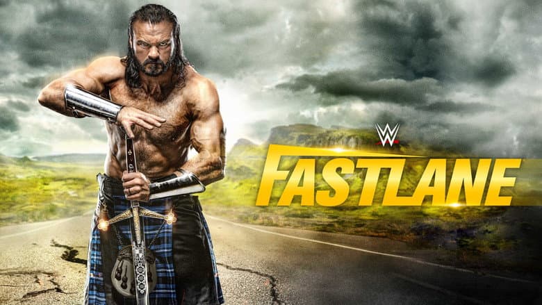 Backdrop from WWE Fastlane 2021