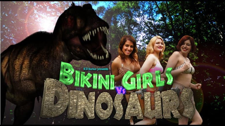 Backdrop from Bikini Girls vs Dinosaurs