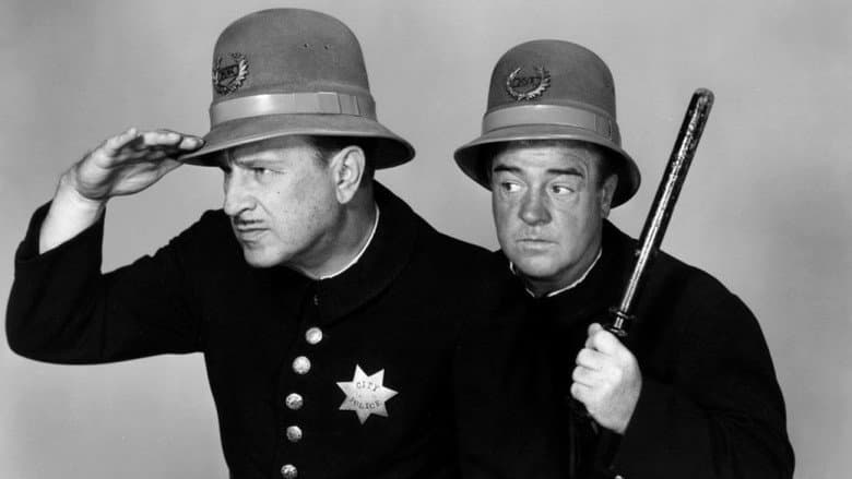 Backdrop from Abbott and Costello Meet the Keystone Kops