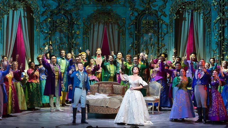 Backdrop from The Metropolitan Opera: La Traviata