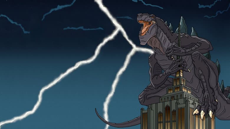 Backdrop from Godzilla: The Series