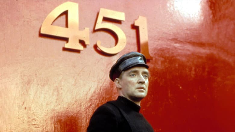 Backdrop from Fahrenheit 451