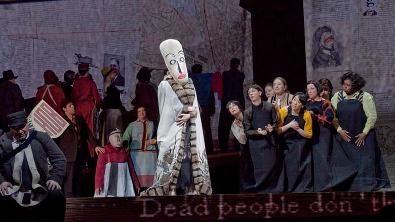 Backdrop from The Metropolitan Opera: The Nose