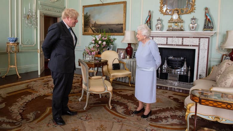 Backdrop from The Queen and Her Prime Ministers