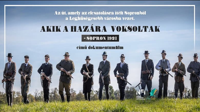 Backdrop from Akik a hazára voksoltak - Sopron 1921