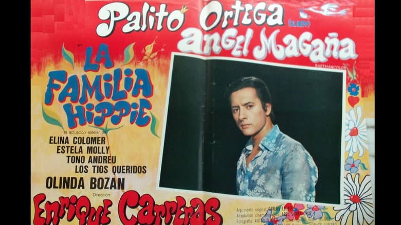 Backdrop from La familia hippie