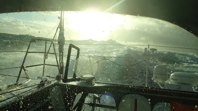 Backdrop from Alone at Sea