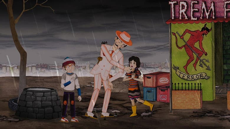 Backdrop from Nightmare Park