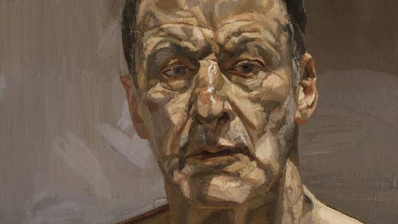 Backdrop from Lucian Freud: A Self Portrait