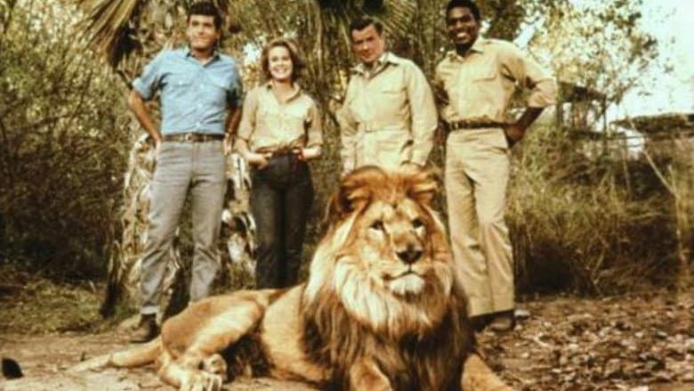 Backdrop from Clarence, the Cross-Eyed Lion