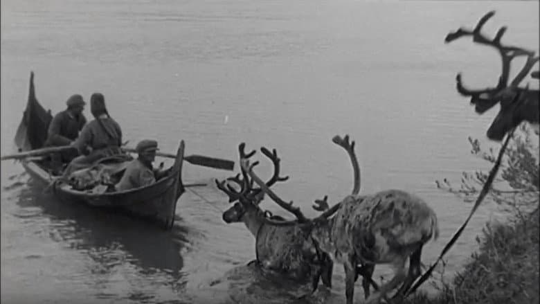 Backdrop from In the Land of the Mountain People: Days in Lapland