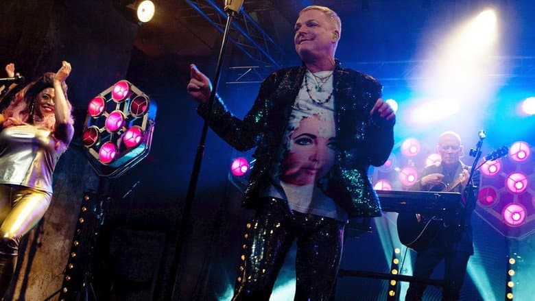 Backdrop from Erasure - Berlin Live