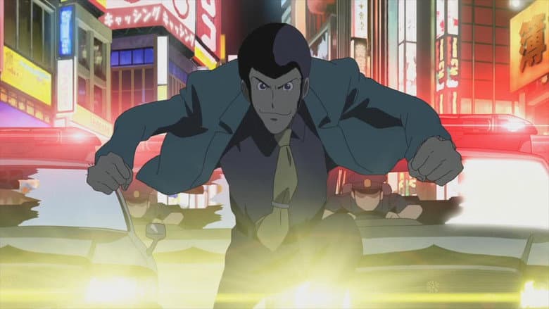 Backdrop from Lupin the Third: Green vs Red