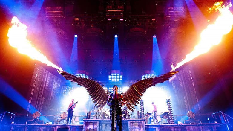 Backdrop from Rammstein in Amerika