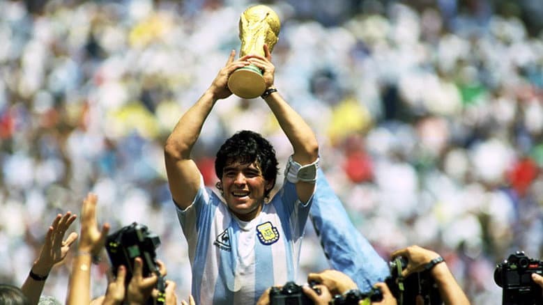 Backdrop from Loving Maradona