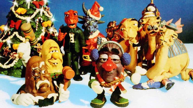 Backdrop from Claymation Christmas Celebration