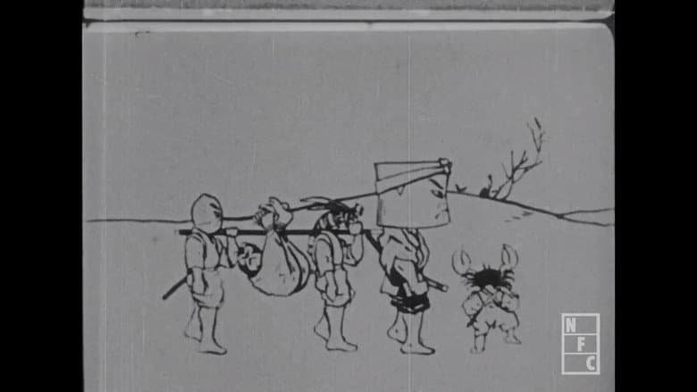 Backdrop from Yasuji Murata's Monkey and the Crabs