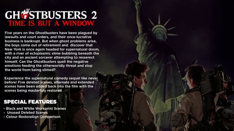 Backdrop from Time Is But a Window: Ghostbusters 2 and Beyond
