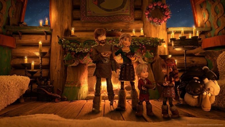 Backdrop from How to Train Your Dragon: Snoggletog Log