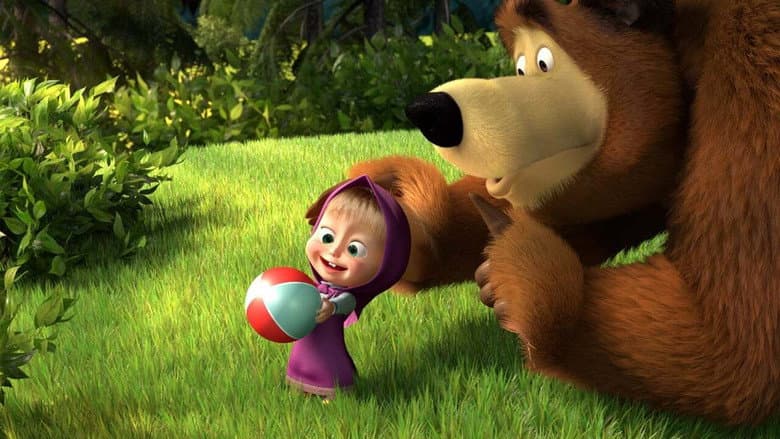 Backdrop from Masha and the Bear - To the Cinema