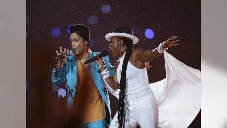 Backdrop from Prince - Super Bowl XLI Halftime Show