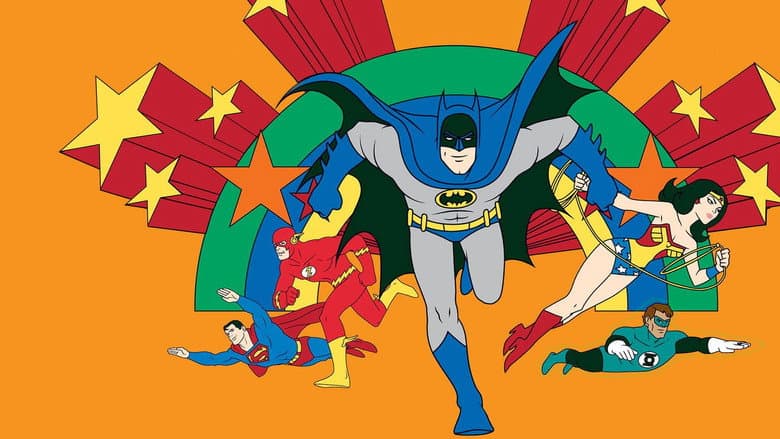 Backdrop from Super Friends