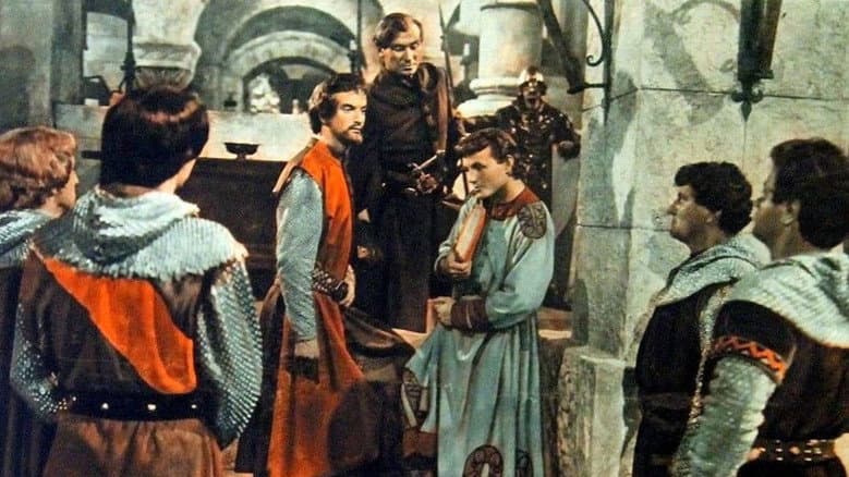 Backdrop from Il falco rosso