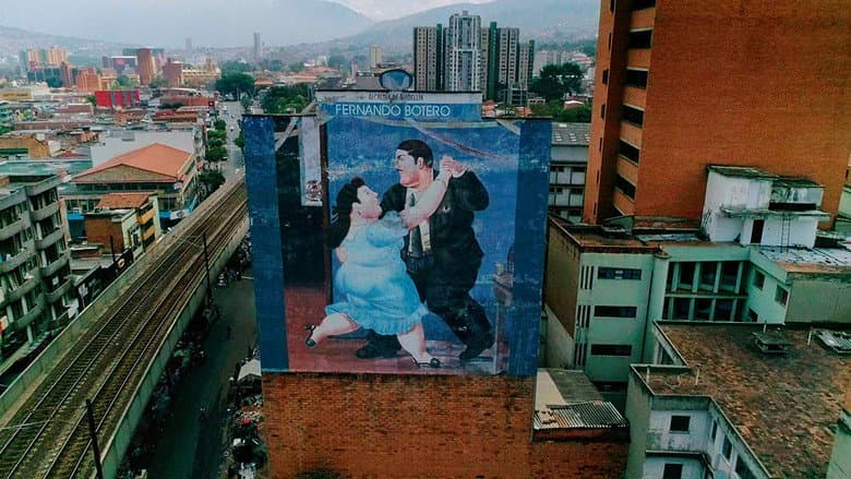 Backdrop from Botero