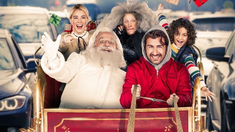 Backdrop from Who Framed Santa Claus?