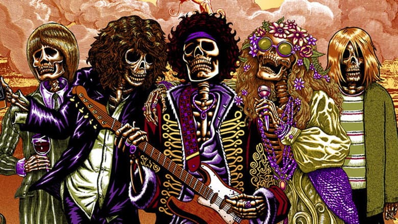 Backdrop from American Artifact: The Rise of American Rock Poster Art