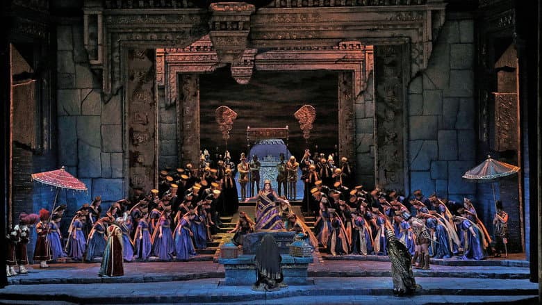 Backdrop from The Metropolitan Opera: Semiramide