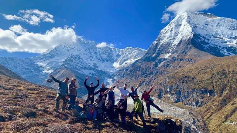 Backdrop from Bhutan: The Snowman's Trek