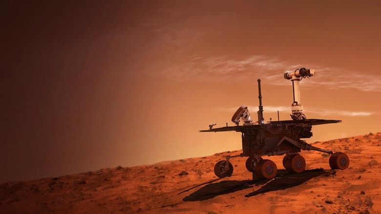 Backdrop from Expedition Mars: Spirit & Opportunity
