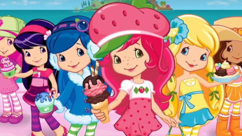 Backdrop from Strawberry Shortcake: Adventures on Ice Cream Island