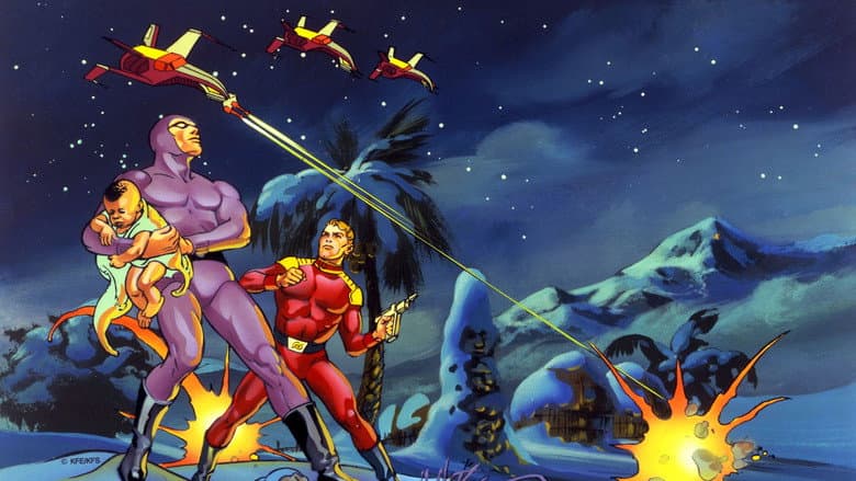 Backdrop from Defenders of the Earth